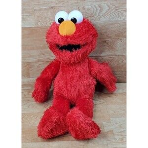 Sesame Street Tickle Me Elmo 16" Plush Laughing Talking Missing Tag